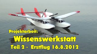 preview picture of video 'Schülerwettbewerb: Wasserflugmodellbau in Friedrichshafen'