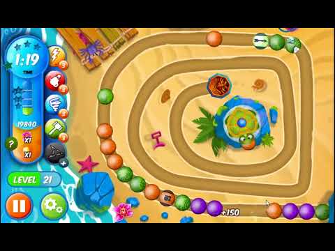 Marble Woka Woka Level 21 - NO BOOSTERS 🐢 | SKILLGAMING ✔️