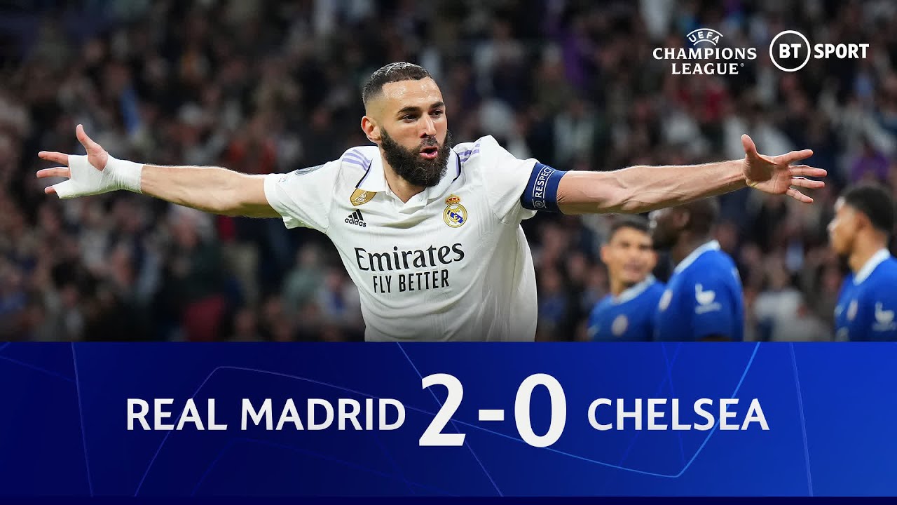 Real Madrid 2-0 Chelsea - Champions League