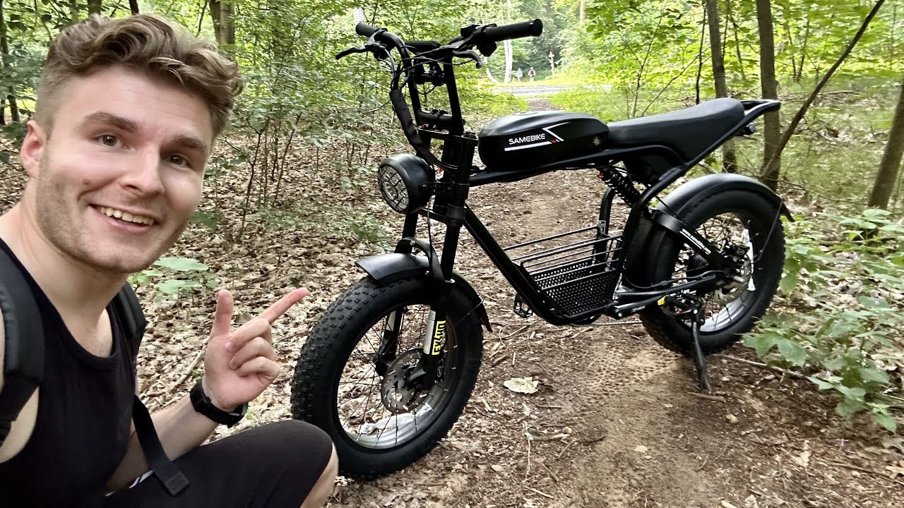 SAMEBIKE M20 1.000W DC-naafmotor met hoog koppel e-bike test