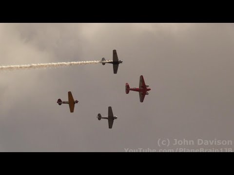 2017 Wings Over Houston Air Show - World War II Trainer Flight