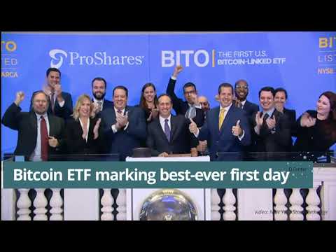 Bitcoin ETF marking best-ever first trading day