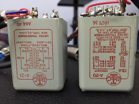UTC Transformer Comparison - A-21 & A-20