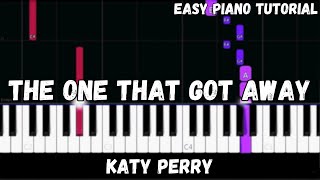 Download lagu Katy Perry - The One That Got Away (Easy Piano Tutorial) mp3