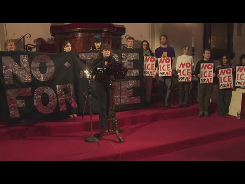 Watch Full: Maine groups rally in Portland over ICE operations