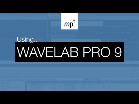Wavelab 9 Pro 9 - How To Use The Batch Processor