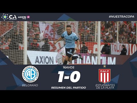 16avos: Belgrano 1 - Estudiantes de La Plata 0