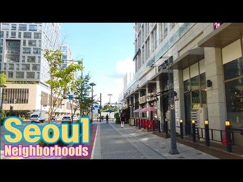 Viagem à cidade de Seul - caminhada em Munjeong II-dong, passeio a pé [Songpa-gu 3] Este é um lugar em Seul para se refrescar e dar um passeio na linha LAN [4K] 2(3)-20