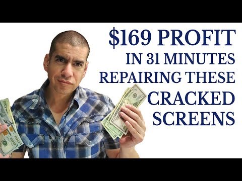 How I made $169 Profit Repairing an iPhone X and 8+ Cracked Screen in 31 Minutes