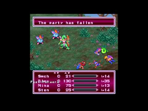 Breath of Fire 2 - Walk Anywhere World Map Glitch