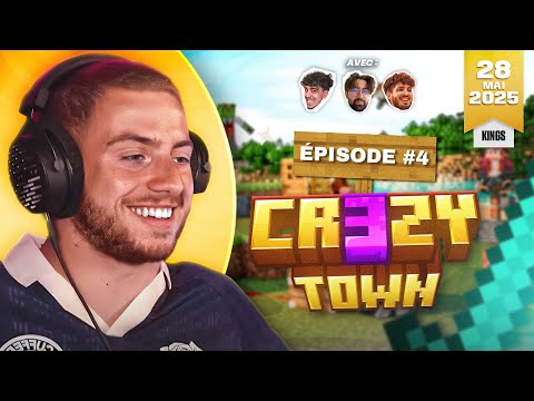 😭 Je TROUVE mes premiers MORCEAUX de NETHERITE (CrazyTown #4)