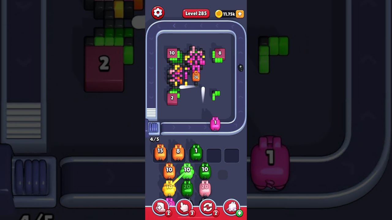 Level 285 (8x8) Solution & Walkthrough - Pixel Flow