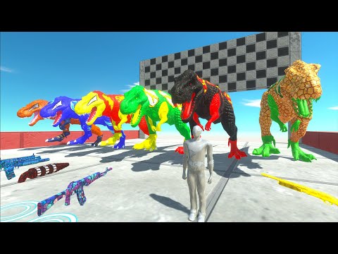 Fps avatar Vs Dc Trex Vs Giganotosaurus Dinosaurs Race Champions Jurassic World Evolution Dinosaur
