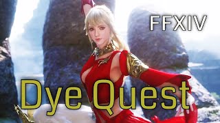 FFXIV Unlocking The Dye System Dye Your Clothes/Gear Where to Go How To Do The Quest [Player Guide]