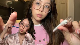 ASMR Fixing and Measuring Your Face (Personal Attention) (Fast Chaotic)