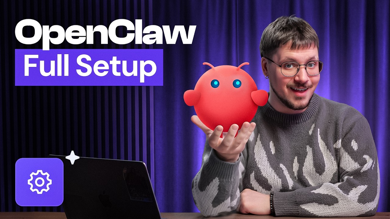 The ULTIMATE OpenClaw Tutorial for Beginners (Step by Step - 2026) video thumbnail