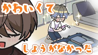 【手書き切り抜き】推しとサイン交換するアイク【にじさんじ/加賀美ハヤト・NIJISANJI EN/Ike Eveland】