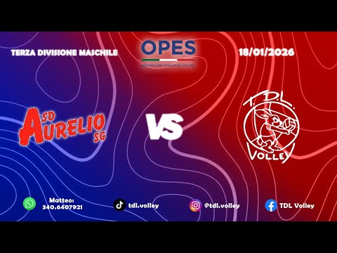 ASD Aurelio SG - T.D.L. Volley | Terza Divisione Maschile