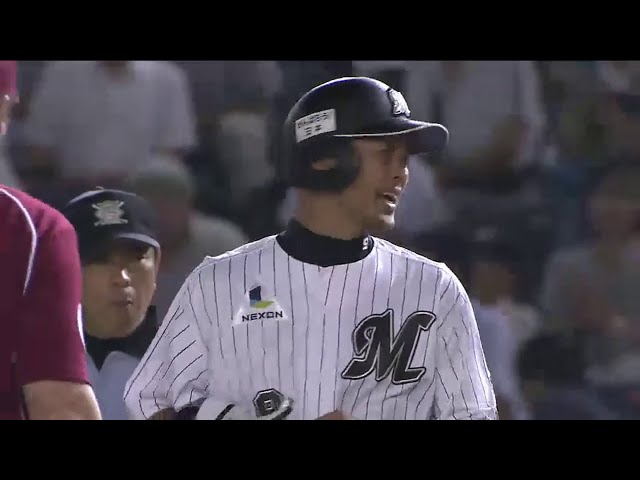 【3回裏】序盤からシーソーゲーム!! マリーンズ・福浦 2死満塁からの同点タイムリーでにっこり!! 2014/8/5 M-E