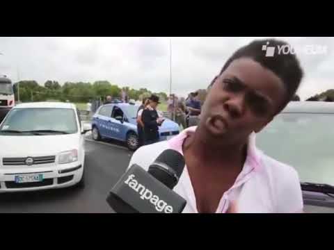 NERA NAPOLETANA CONTRO GLI IMMIGRATI