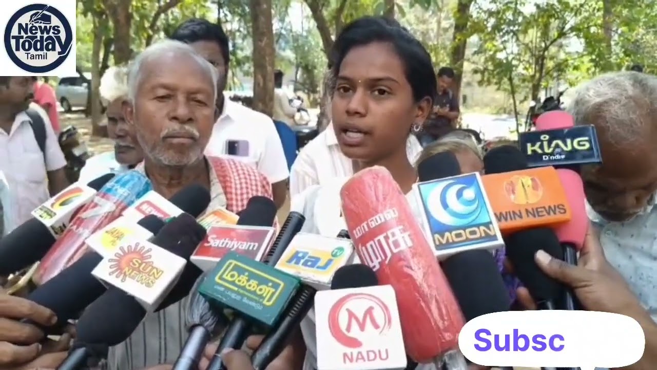 தந்தையும் இறந்து விட்டதால் நாங்கள் நான்கு பேர் அனாதையாக நிற்கிறோம்  என பாதிக்கப்பட்ட நபர் மாவட்ட ஆட்சியிடம் புகார் மனு