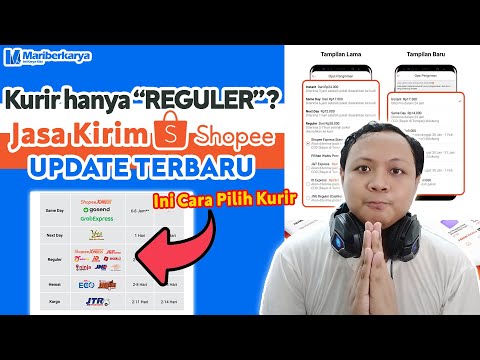 Cara Memilih jasa Kirim di Shopee JNE JNT SiCepat | Solusi Mengubah Kurir yang Hanya Reguler