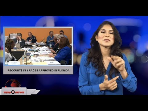 Recounts in 3 races approved in Florida (ASL - 11.10.18)