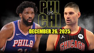 [검증마트]12월27일 필라델피아 시카고 NBA 하이라이트