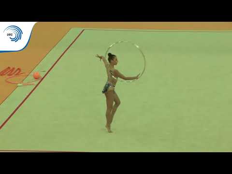 Katrin TASEVA (BUL) - 2018 Rhythmic Europeans, all around final hoop