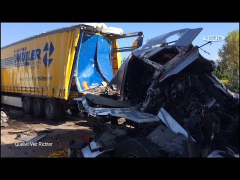 Serious traffic accident on the A14 motorway