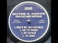 Mytee G Poetic Part Of The Game