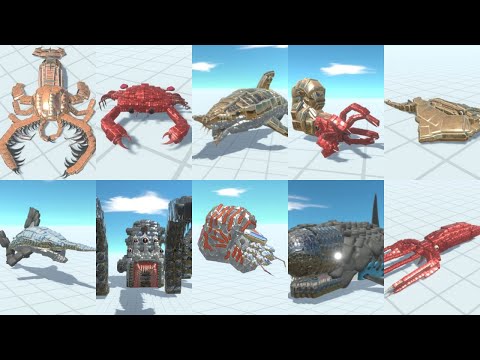 Sea Creatures vs Aquatics Units Animal Revolt Battle Simulator