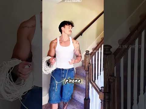 She Had to Stand While Charging, But Her Brother’s Cable Was Insanely Long!#funny