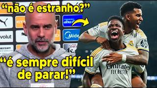 🤣NEM O GUARDIOLA AGUENTA MAIS!!! REAL E CITY NOVAMENTE NA CHAMPIONS, VINI JR E RAYO VS CITY!!