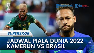 Jadwal Piala Dunia 2022: Kamerun Vs Brasil, Tite Proteksi Vinicius Jr Setelah Kehilangan Neymar