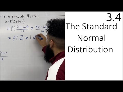 Edexcel A Level Maths: 3.4 The Standard Normal Distribution