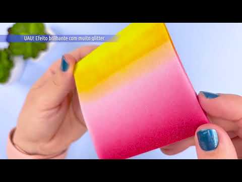 Vídeo do produto Bloco Adesivo Tili Notes 76x76mm 50 Folhas Transparente com Glitter