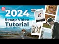 Trending 2024 Recap Video Editing Tutorial Instagram Reels TikTok 2024 Recap Trend