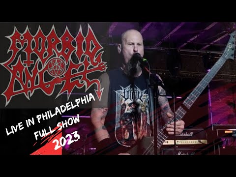 MORBID ANGEL LIVE IN PHILADELPHIA 2023, FULL SHOW! FRONT ROW SHOTS!