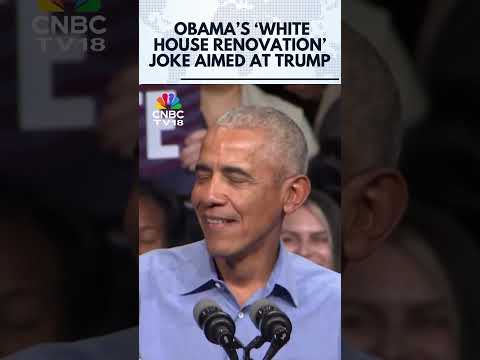 Barack Obama Mocks Trump During Speech, Mentions ‘Ongoing White House Renovation’ | N18G