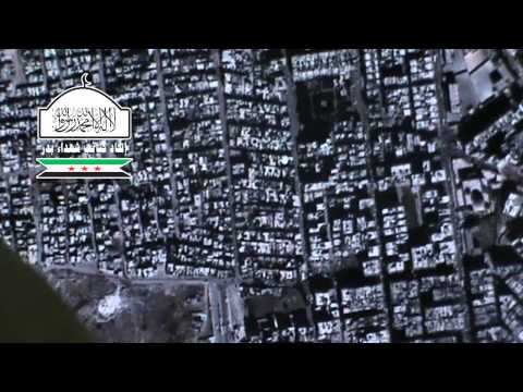 شرح خطة عسكرية من قبل أحد القادة العسكريين في اتحاد كتائب شهداء بدر قبل بدء عمل عسكري في جبهة حي الأشرفية في حلب