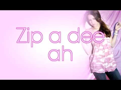 Miley Cyrus - Zip a Dee Doo Dah ~ w/ Lyrics on Screen! [HD]