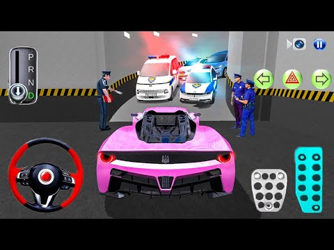 New Rexton SUV Stuck in Parking Garage with Police Cars  3D Driving Class 2025 - Android Gameplay🎮