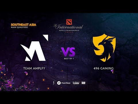 Team Amplfy vs 496 Gaming, TI9 Qualifiers SEA, bo1 [Mila]