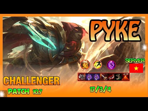 Pyke Top vs Sett - VN Challenger Patch 10.7