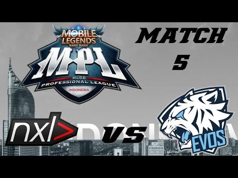 MPL final EVOS VS NXL Match 5