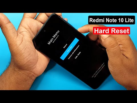 Redmi Note 10 Lite Hard Reset | Redmi Note 10 Lite (2109106A11) Factory Reset | Remove Screen Lock |