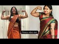 Saree BEAUTY S With Huge Biceps Not AI Muscle Girls Flexing Biceps