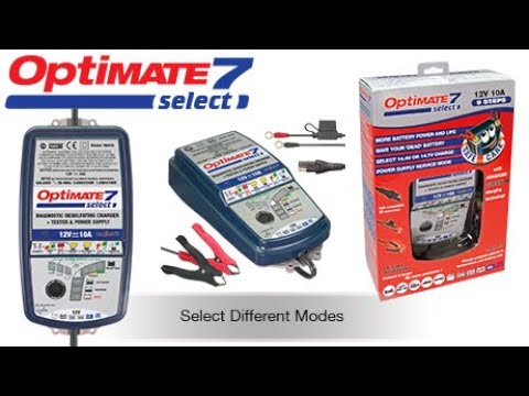 OptiMate 7 Select (EN):‘PRO choice’ charger that will get the full potential out of your 12V battery