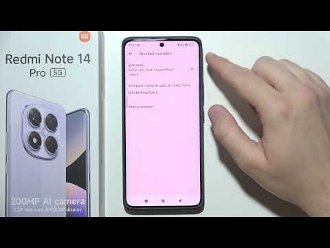 Redmi Note 14 Pro: How to Block Calls from Unknown Numbers
